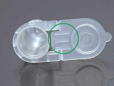 獨(dú)特管蓋設(shè)計(jì)，易于翻蓋，降低污染風(fēng)險(xiǎn)