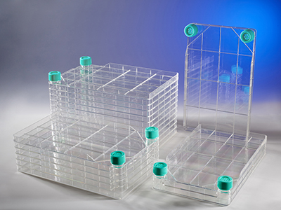 單層至10層培養(yǎng)裝置，可一次性大規(guī)模培養(yǎng)細(xì)胞