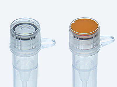 凹蓋結(jié)構(gòu)可安裝多色壓片， 8種顏色可選，為樣品標(biāo)識(shí)提供更多選擇