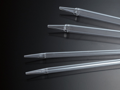 10.0mL、25.0mL、50.0mL和100.0mL 移液管管頭/管嘴采用超聲焊接方式與管體連接