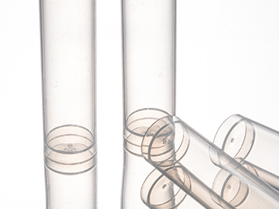 管體透明，無(wú)刻度，可視度好，可立底